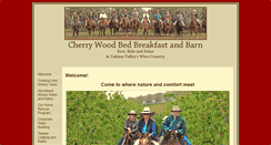 Desktop Screenshot of cherrywoodbbandb.com